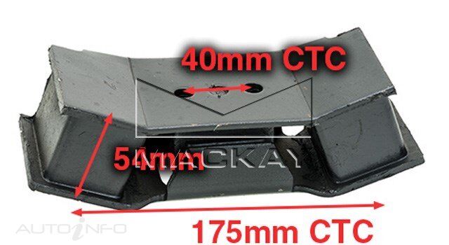 Mackay Engine Mount Rear For Toyota Landcruiser SWB BJ40R 3.0L Diesel B Auto/Man