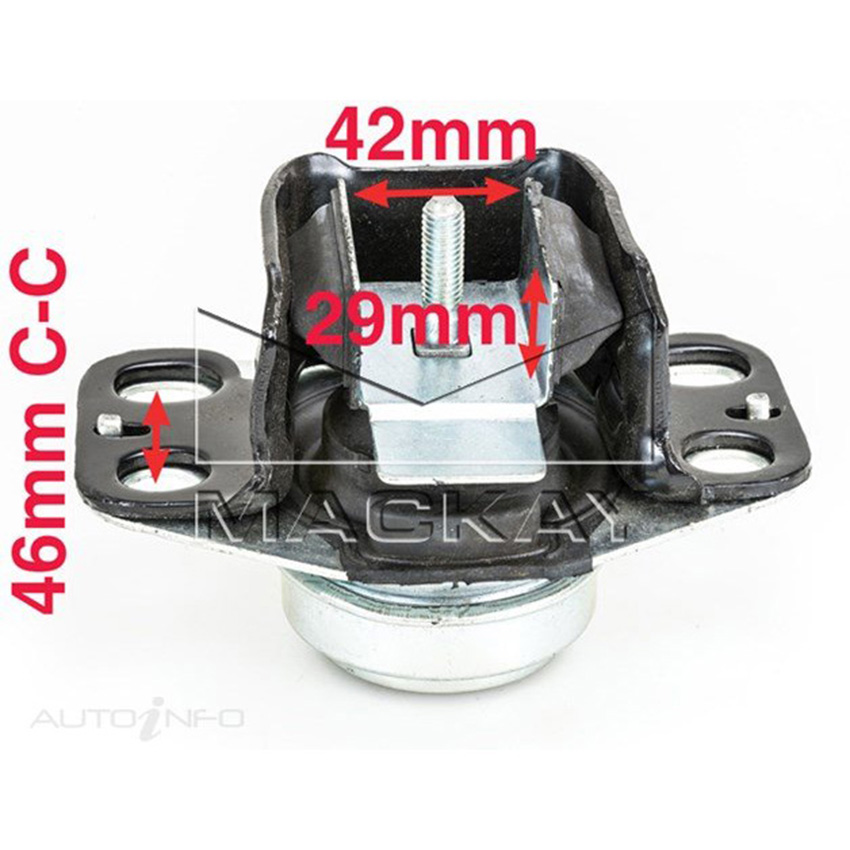 Mackay A7343 Engine Mount Right For Renault Clio MK II 1998-1999 - 1.4L