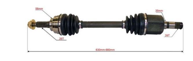 CV Joint Drive Shaft Left Hand For Eunos 30x Man 10/92 - 96