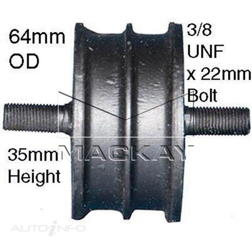Mackay A973 Engine Mount Front For Land Rover RANGE ROVER 1980-1984 - 3.5L