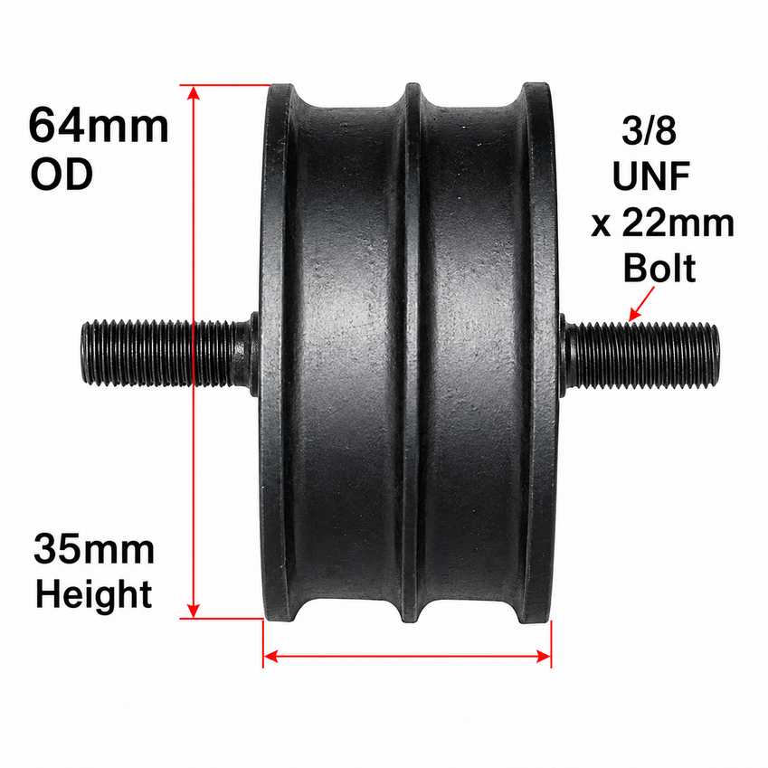 Mackay A973 Engine Mount Front For Land Rover 90 90 1980-1984 - 3.5L