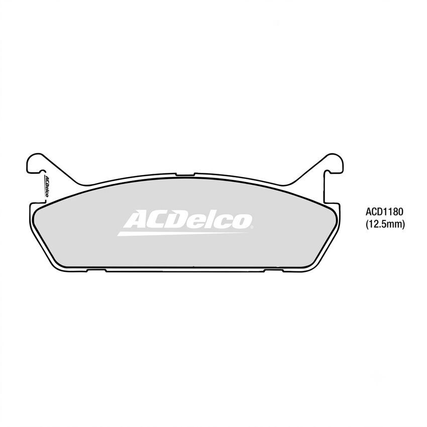 AcDelco Rear Brake Pad Set For Eunos Presso EC8SE 1.8L Petrol V6 K8, EFI, (107kW)