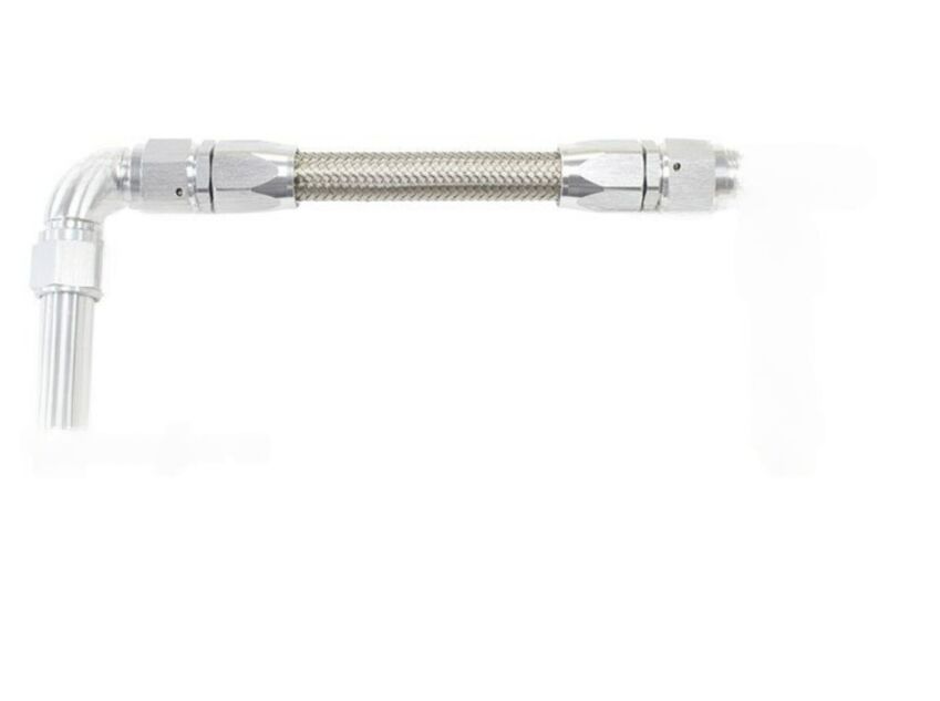 Aeroflow Barry Grant Demon Dual Inlet- 8AN Silver Suit 2X Metering Blocks