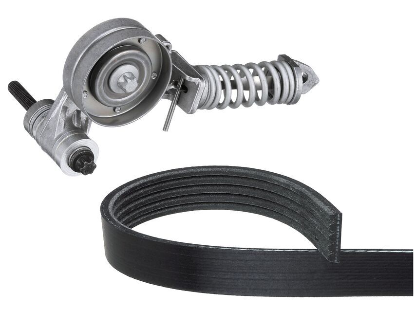 Gates Micro V-Ribbed Belt Kit For Holden Cruze A 14 NET 1.4L I Turbo JH Sedan 