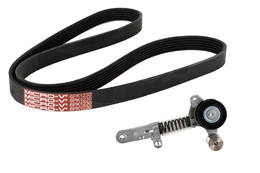 Gates Micro V-Ribbed Belt Kit For Toyota Corolla ZRE172 ZRE182R 1.8L VVTi 2ZR FE