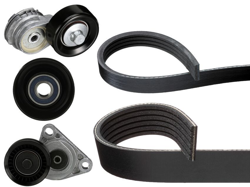 Gates Micro V-Ribbed Belt Kit For Holden Commodore 364CUV8 6L i V8 SS, SS-V L98