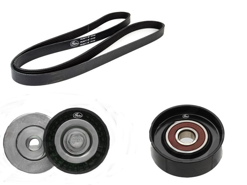 Gates Micro V-Ribbed Belt Kit For Subaru Outback BS9 2.5L AWD FB25B FB25Z BS