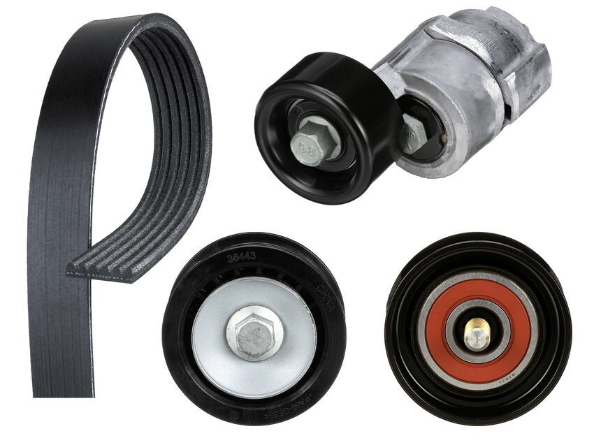 Gates Micro V-Ribbed Belt Kit For Hyundai ix35 G4KE G4KJ 2.4L LM EL ELH SUV