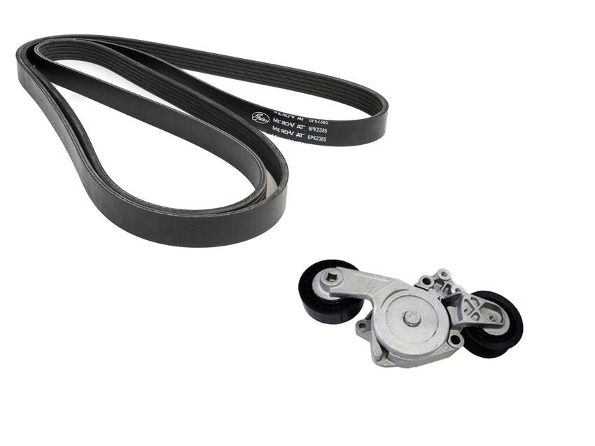 Gates Micro V-Ribbed Belt Kit For Ford Fairlane  MPFI H Intech 4L AU Sedan 157KW