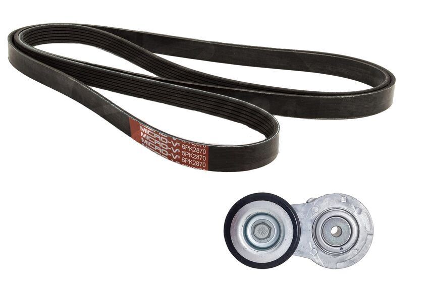 Gates Micro V-Ribbed Belt Kit For Holden Colorado U147DH U148CH 2.8L LWH LVN RG 