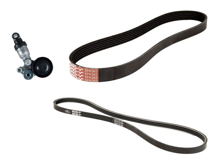 Gates Micro V-Ribbed Belt Kit For Mazda CX-3 DK4W7 DK2W7 2L PEX3 PE-VPS,PEXB DK