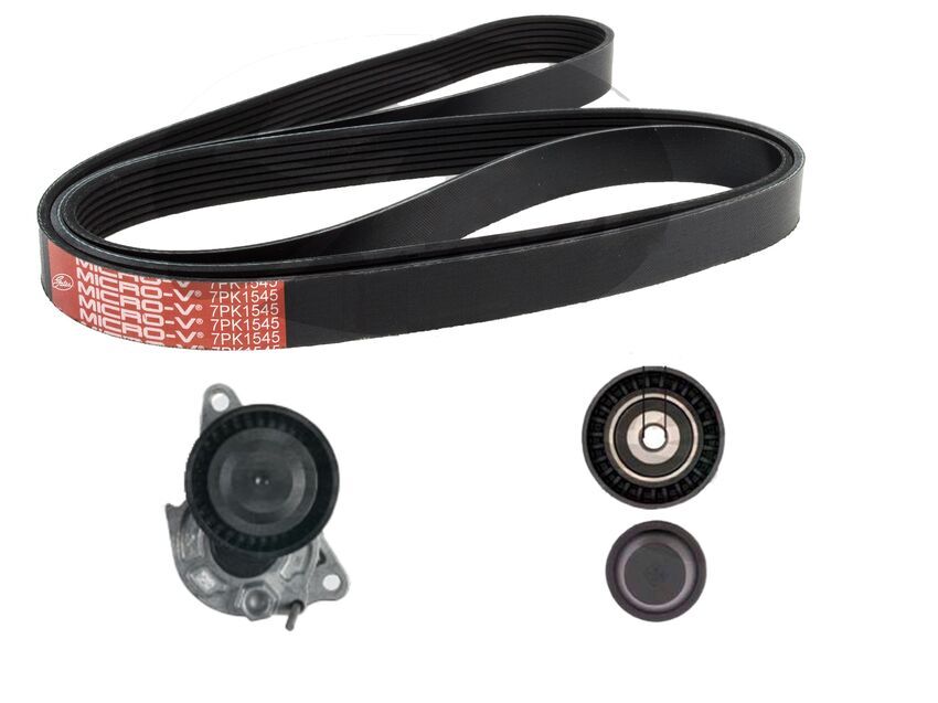 Gates Micro V-Ribbed Belt Kit For Mercedes-Benz C-Class 205.037 1.6L C 200 