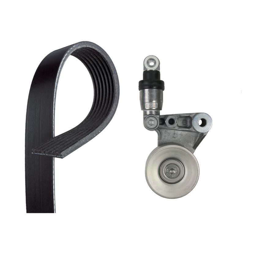 Gates Accessory Micro-V Belt Kit For Nissan Navara Diesel 3.0L 4WD ZD30 D22 AWD
