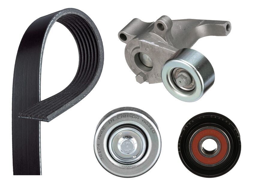 Gates Micro V-Ribbed Belt Kit For Toyota Hilux TGN16R 2.7L VVTi 2TR FE N1 N2 N3 