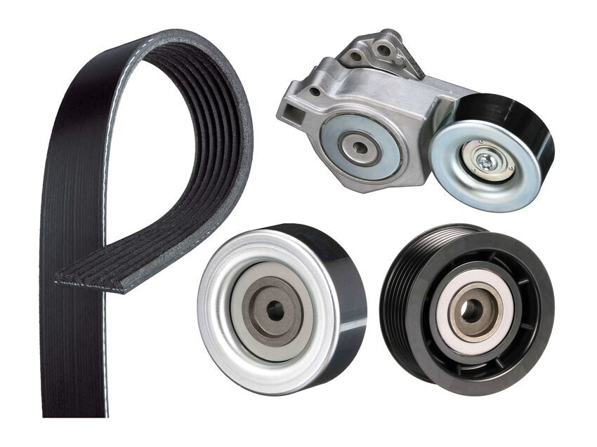 Gates Micro V-Ribbed Belt Kit For Mitsubishi Pajero V65W V75W 3.5L,3.8L V7 W V6