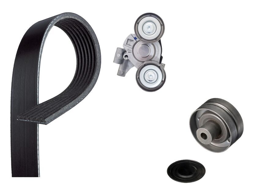 Gates Micro V-Ribbed Belt Kit For Mazda BT-50 UP0YF1 UR0YF1 3.2L MZ-CD P5-AT B22