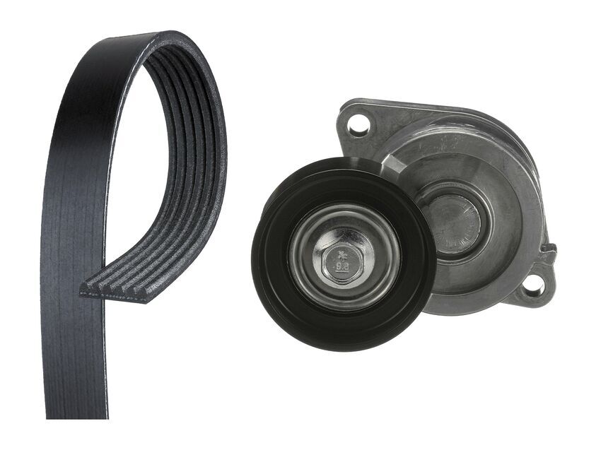 Gates Micro V-Ribbed Belt Kit For Kia Optima G4KH G4KJ 2L,2.4L T-Gdi JF Sedan