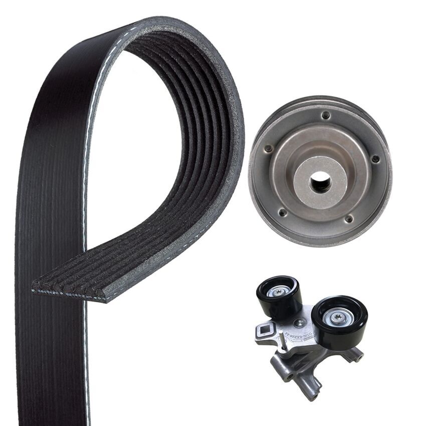 Gates V-ribbed Belt Set For Mazda BT-50 Diesel 3.2L/147KW MZ-CD (UP0YF1 UR0YF1)