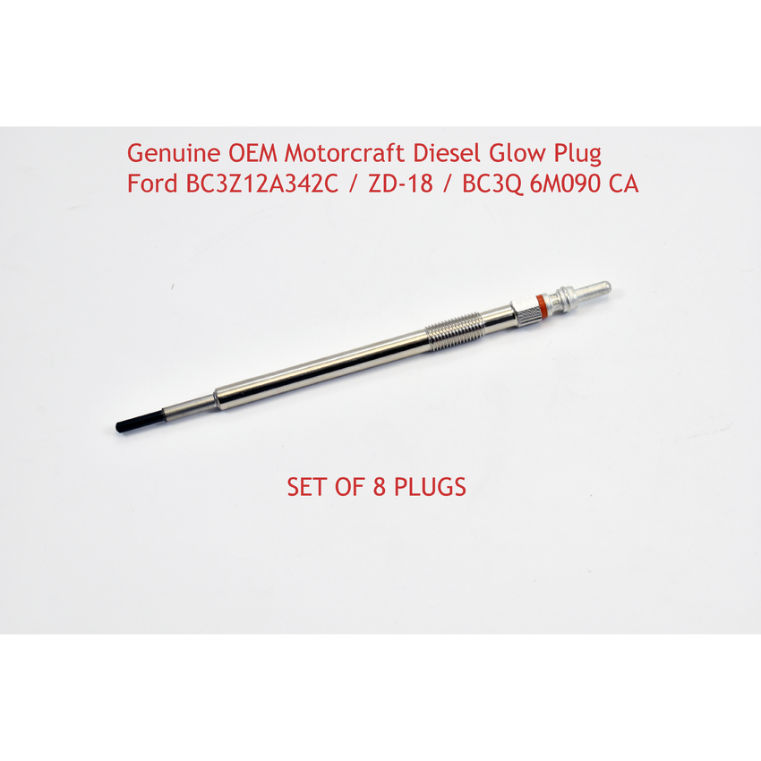 Glow plugs F250, F350 Super Duty From 2/1/12 F250, F350, F450, F550 6.7L Diesel