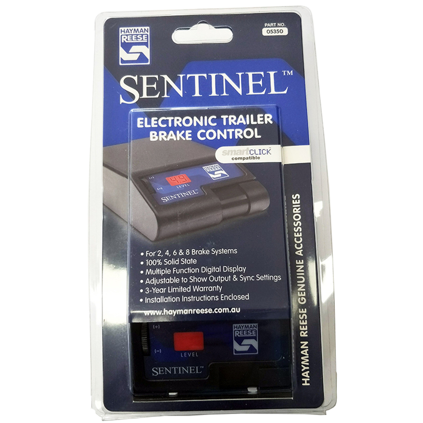 Hayman Reese Brake Controller Sentinel 05350 For Caravan Rv Motorhome Camper Trailer Pop Top 1 To 2 Axle 12V Solid State Under Dash