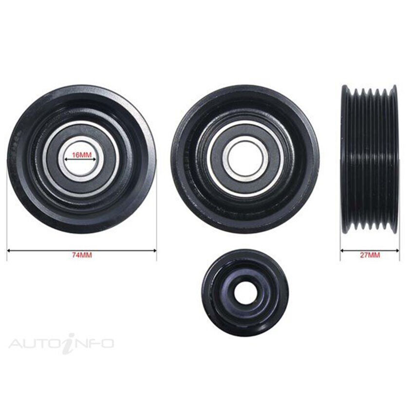 Drive Belt Pulley GROOVED 70mm For Holden Commodore [VT VX VY VZ] 5.7L V8 GEN3 LS1