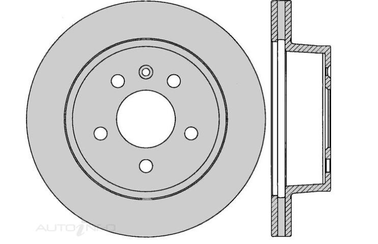 2x IBS Disc Brake Rotor Rear For Ford Fairlane , Fairmount, Falcon, LTD - BR109