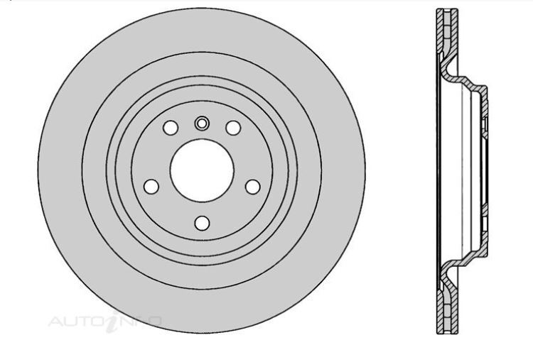 IBS Disc Brake Rotor Rear For MERCEDES BENZ GL350, ML350  - BR11075