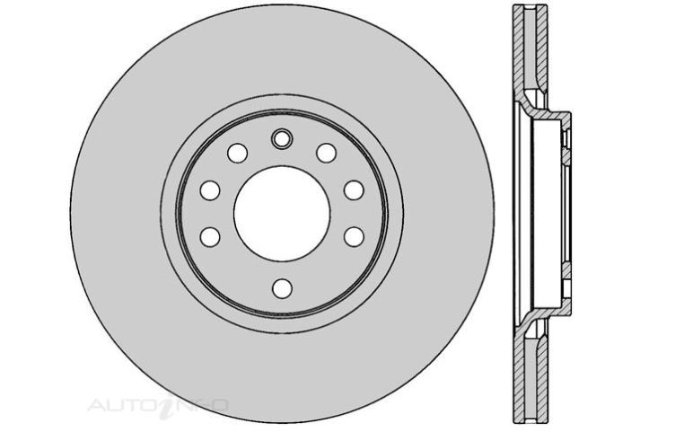 2x IBS Disc Brake Rotor Front For Holden Astra ,Opel Corsa, Saab 9-5  2.3L,1.9L