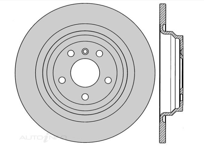 2x IBS Disc Brake Rotor Rear For Mercedes-Benz GLE250d,GLE350d,ML350