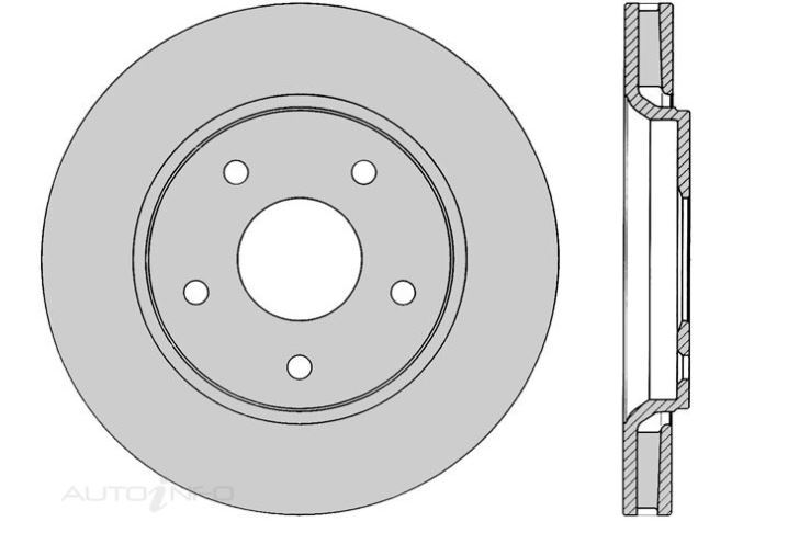 2x IBS Disc Brake Rotor Front For Proton Satria G. GX GXR 1.6L