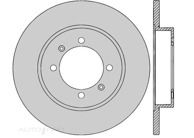 2x IBS Disc Brake Rotor Rear For Proton GEN 2,Persona,Satria 1.6L