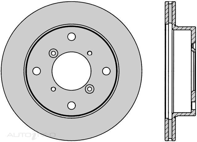 IBS Disc Brake Rotor Front For Holden Barina, Suzuki Alto, Swift 1.3L