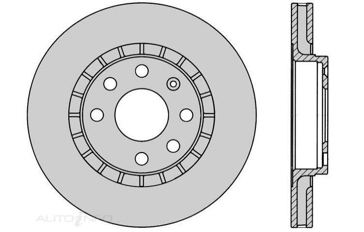 2x IBS Disc Brake Rotor Front For Daewoo Cielo,Lanos,Holden Astra,Calibra