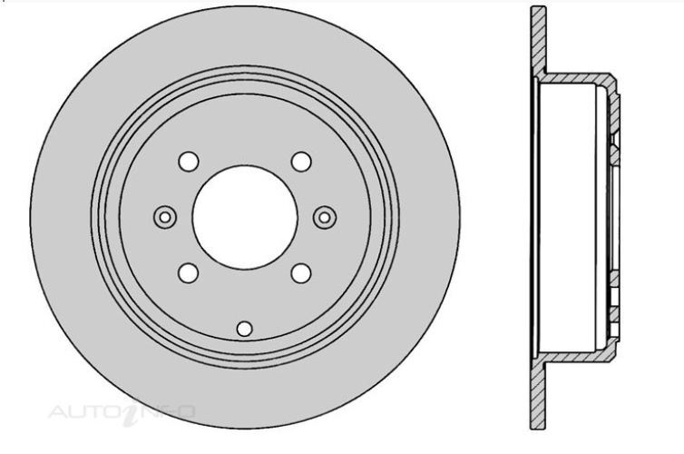 2x IBS Disc Brake Rotor Rear For Peugeot 406 ST D8 D9 2.2L,2.9L
