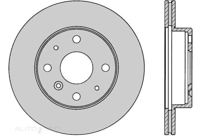 2x IBS Disc Brake Rotor Front For Daihatsu Applause,Charade,Pyzar GRV