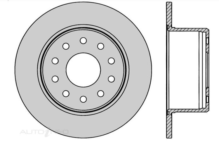 2x IBS Disc Brake Rotor Rear For Holden Berlina,Commodore,Statesman,Calais