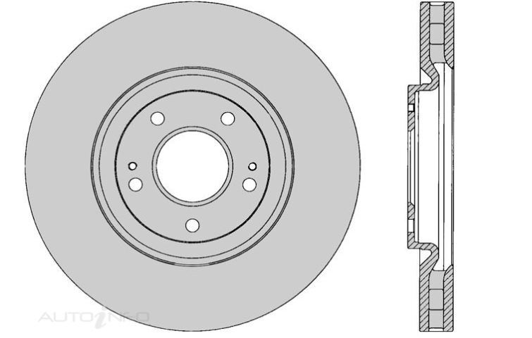 2x IBS Disc Brake Rotor Front For Mitsubishi Lancer EVO,GSR CC 1.8L,2.0L