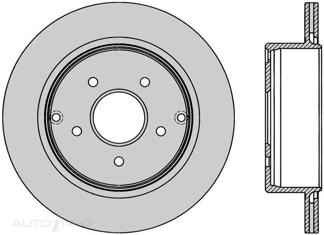 IBS Disc Brake Rotor Rear For HSV Avalanche, Maloo, Senator, XU8 VT