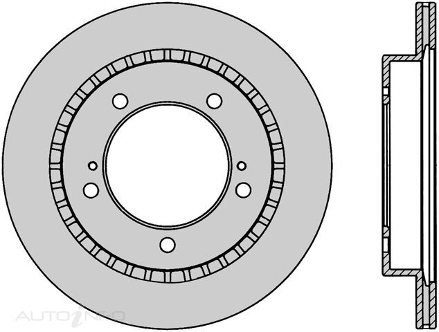 2x IBS Disc Brake Rotor Front For Mazda Proceed,Suzuki Escudo,Suzuki Vitara