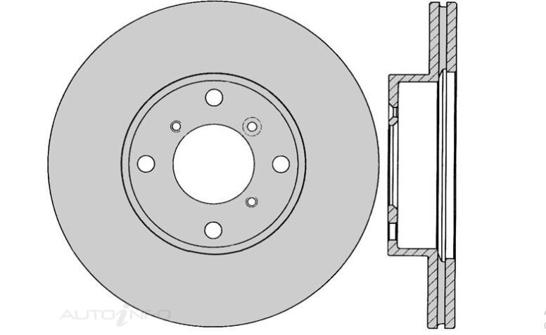 2x IBS Disc Brake Rotor Front For Suzuki Baleno,Liana RH416 RH418 1.8L,1.6L