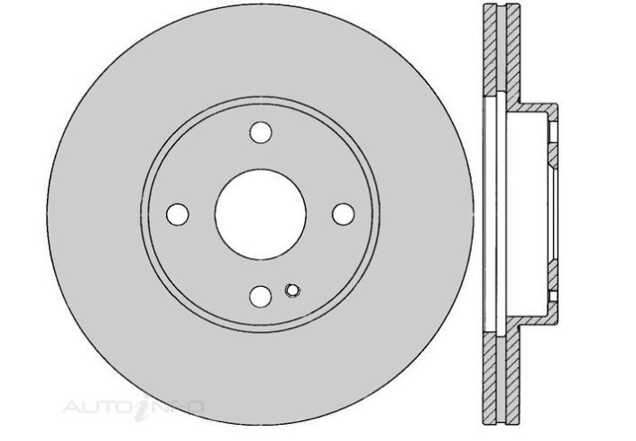 2x IBS Disc Brake Rotor Front For Mazda Escort,Autozam,Familia,Lantis 1.5L,2.0L