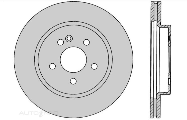 2x IBS Disc Brake Rotor Front For Mercedes-Benz ML270,ML320 W163 2.7L,4.3L SOHC