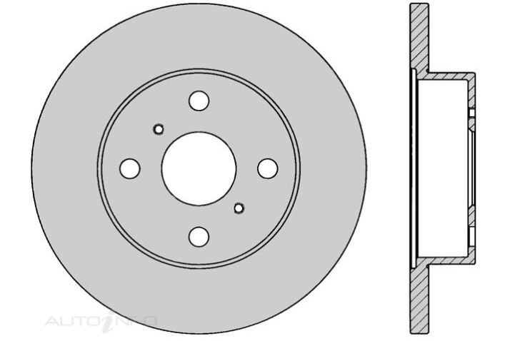 2x IBS Disc Brake Rotor Front For Holden Nova,Toyota Corolla 1.6L 4AF DOHC
