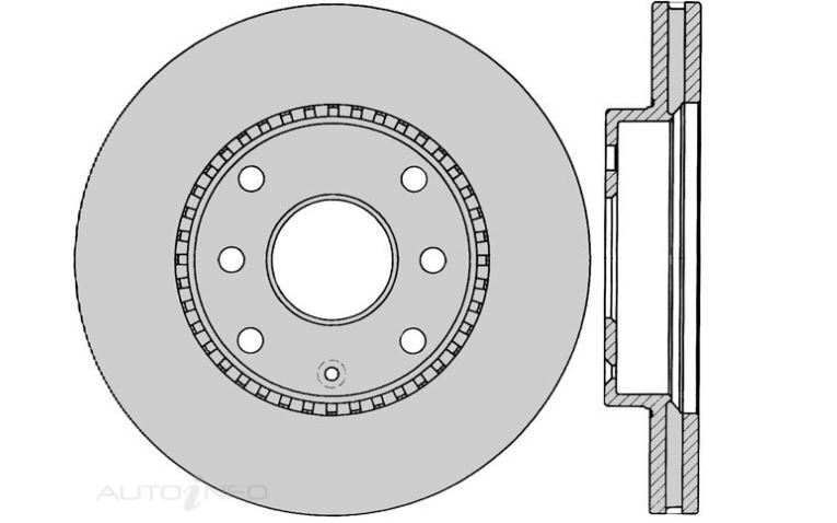 2x IBS Disc Brake Rotor Front For Daewoo Tacuma 2.0L T20SED I4 16V DOHC - BR726