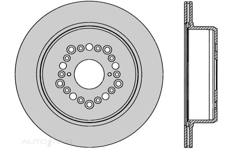 2x IBS Disc Brake Rotor Rear For Lexus LS400,SC400,Toyota Soarer,Supra 4.0L,3.0L