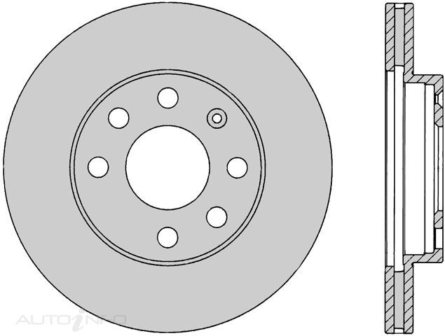 IBS Disc Brake Rotor Front For Holden Barina,Combo SB 1.4L C14SE - BR821