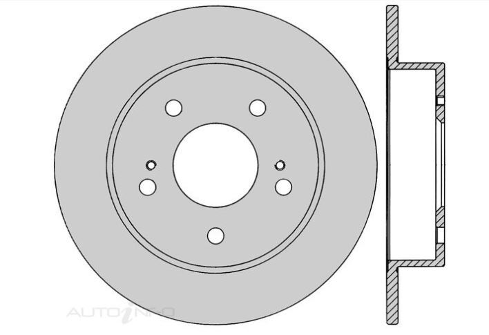 2x IBS Disc Brake Rotor Rear For Nissan 200SX,Silvia S14 S15 2.0L SR20DET I4 16V