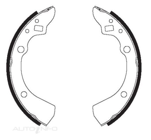IBS Brake Shoe Set For Ford Meteor E5 4 Door Sedan 1.5L GHIA GL GA,GB 8V SOHC