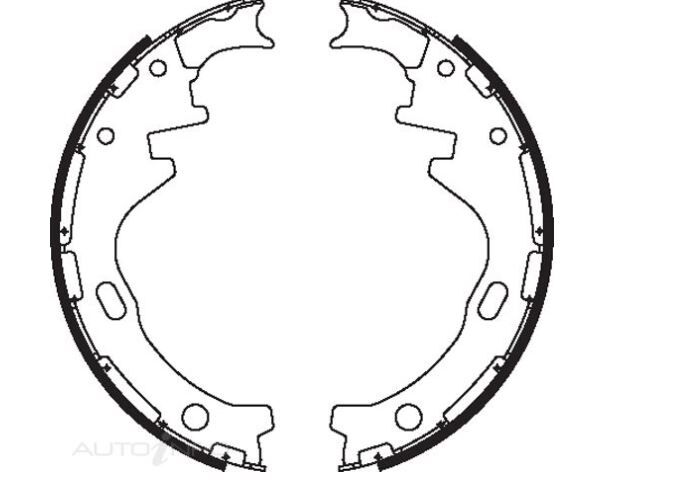 IBS Brake Shoe Set For Nissan Navara Z205 SD25 Z24 TD27 1.6L,2.0L ST DX D21 8V
