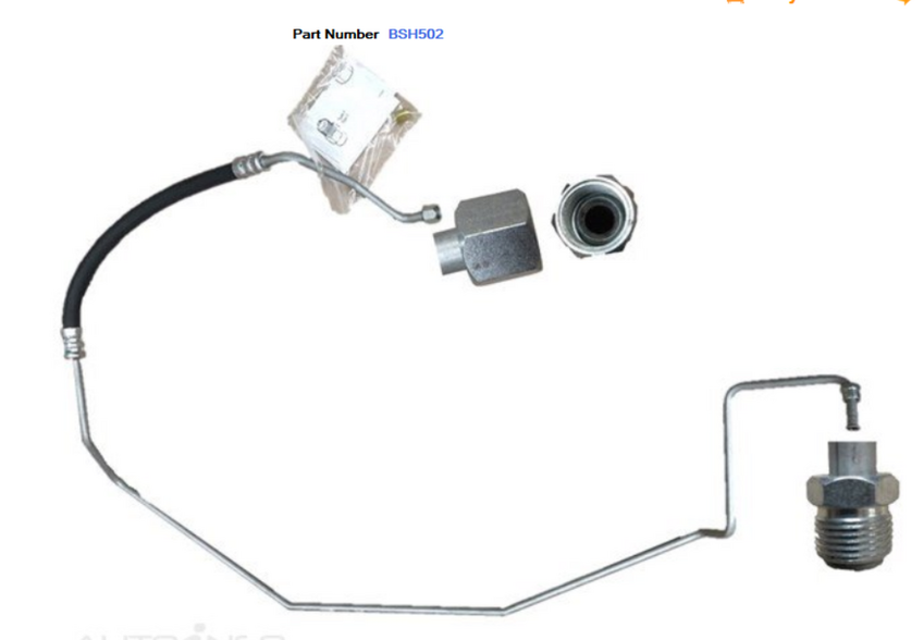 Protorque Power Steering Pressure Hose For Ford Fairlane ZF, ZG, ZH 4.1L/5.8L V8